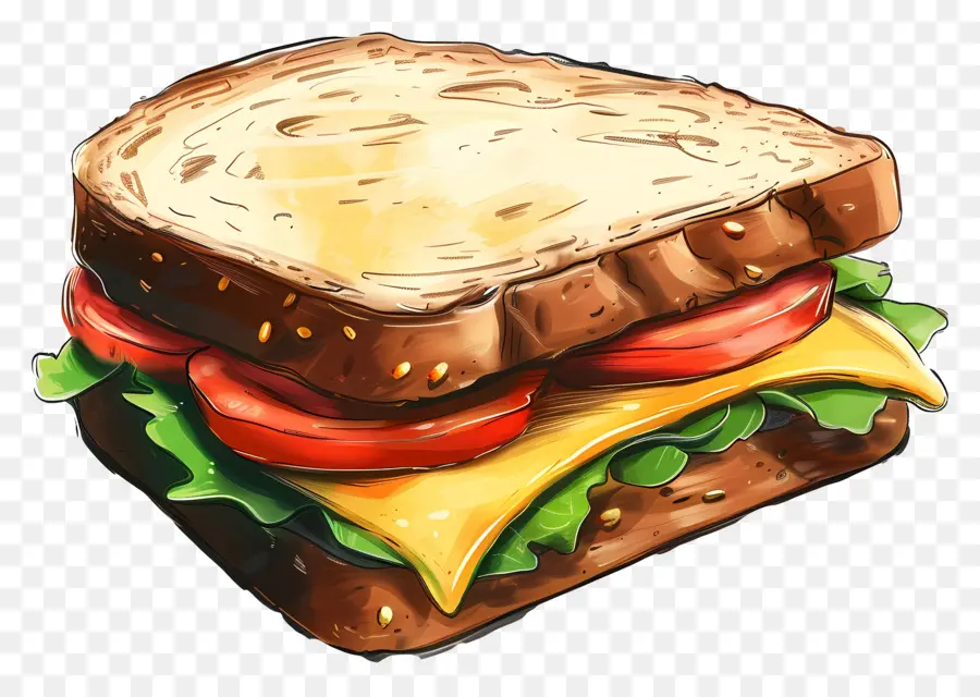 Sándwich De Queso，Sándwich PNG