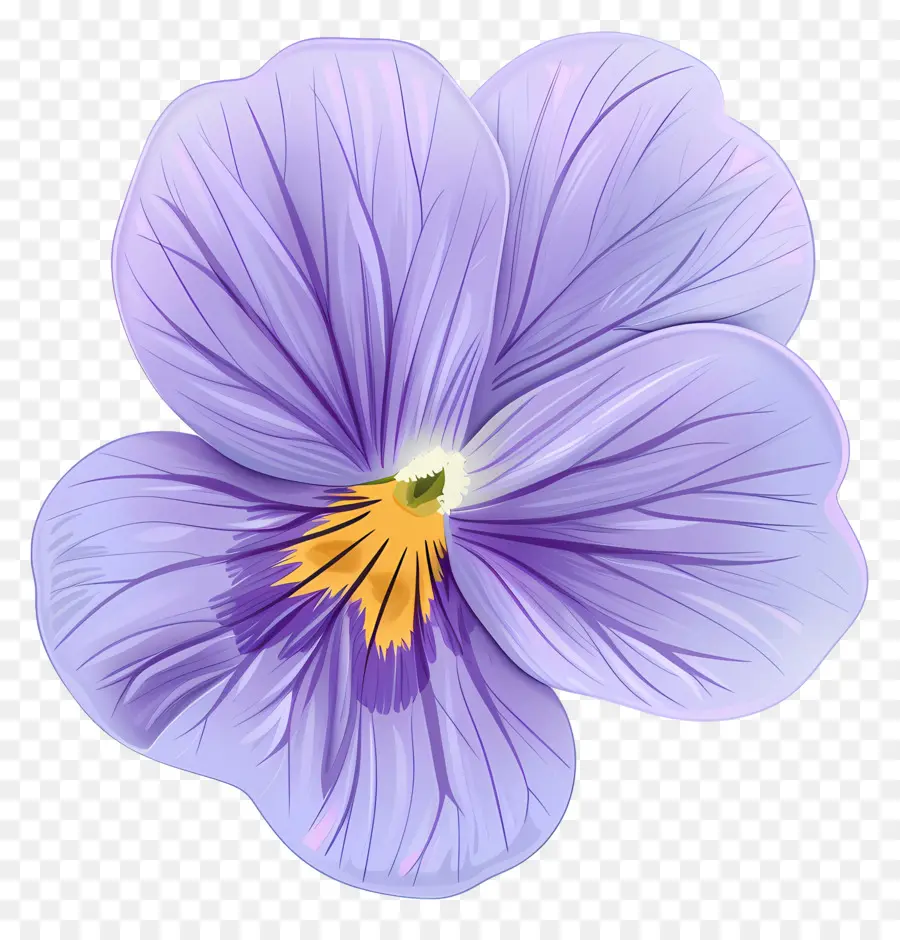 Flor De Violeta，Flor Morada PNG