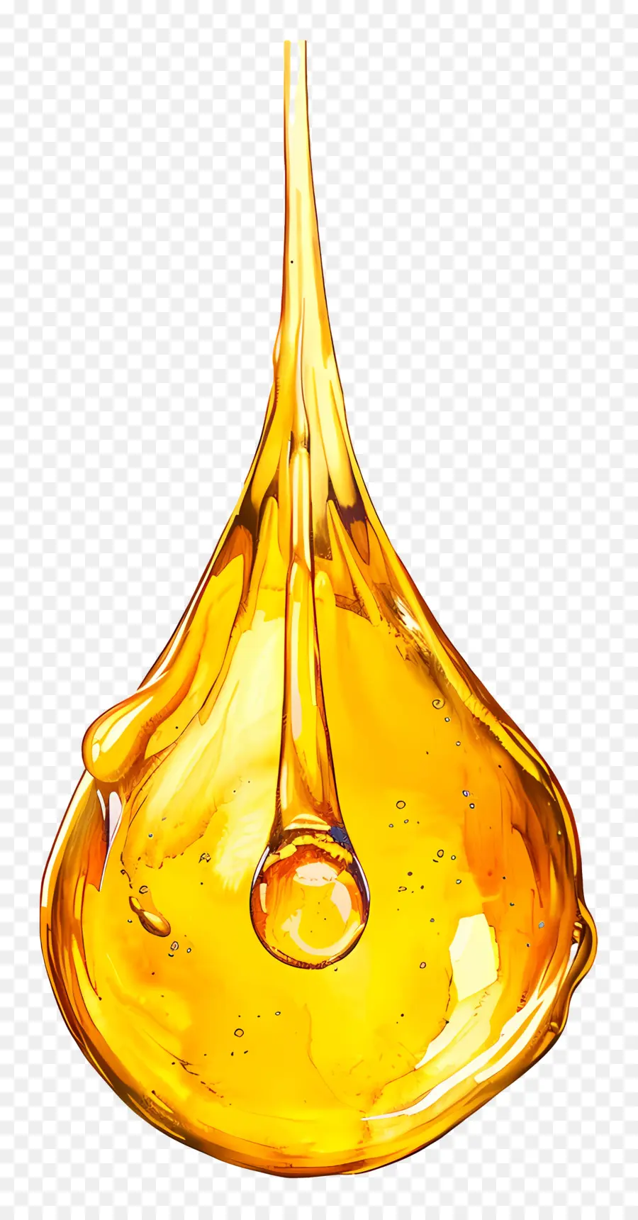 Gota De Aceite，Amarillo PNG