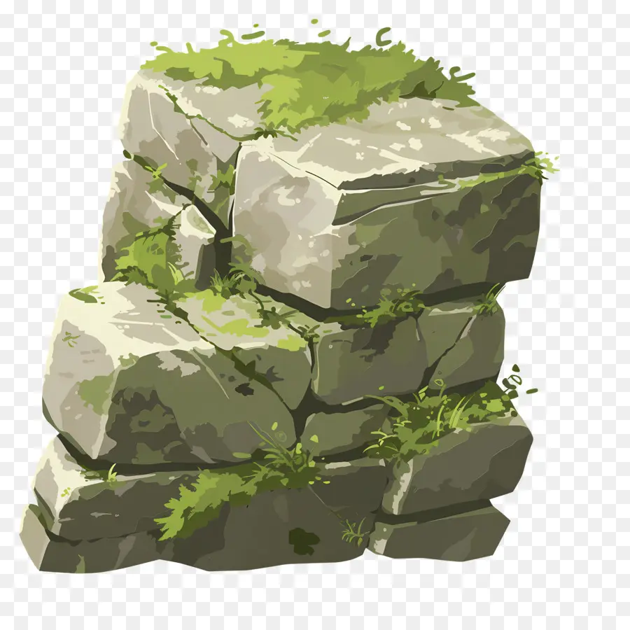 Moss Rock，Formación De Roca PNG