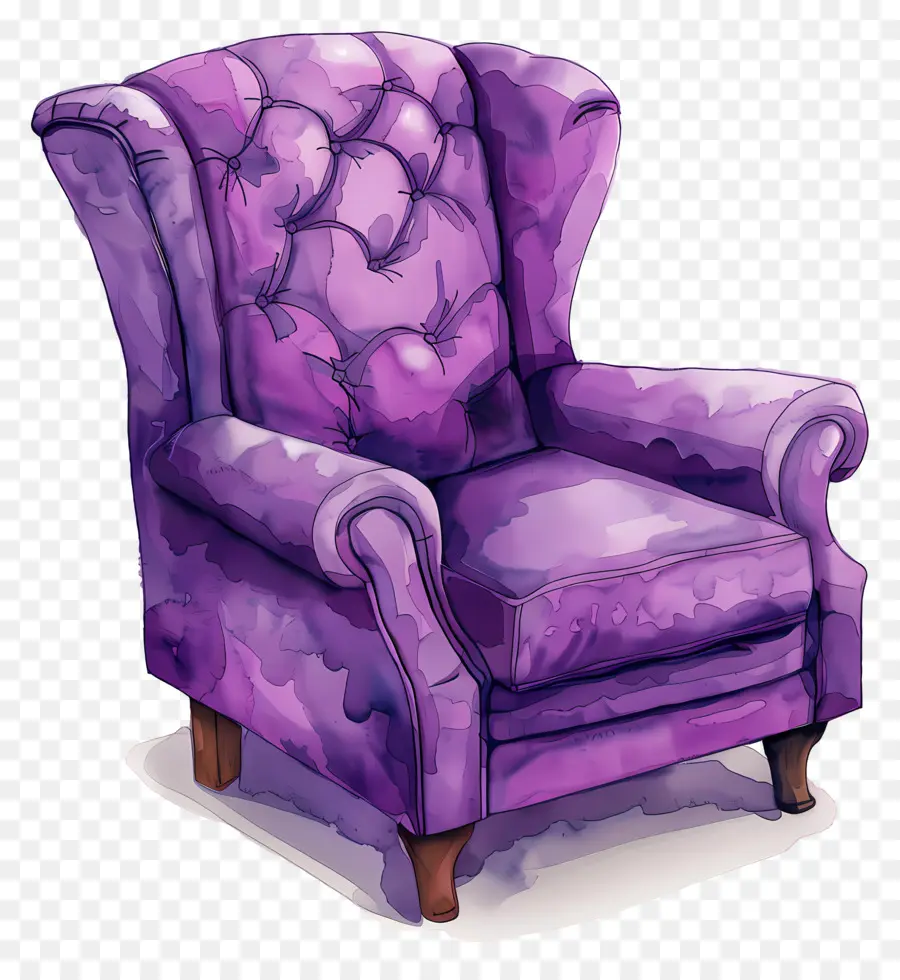 Sillón Violeta，Sillón Púrpura PNG