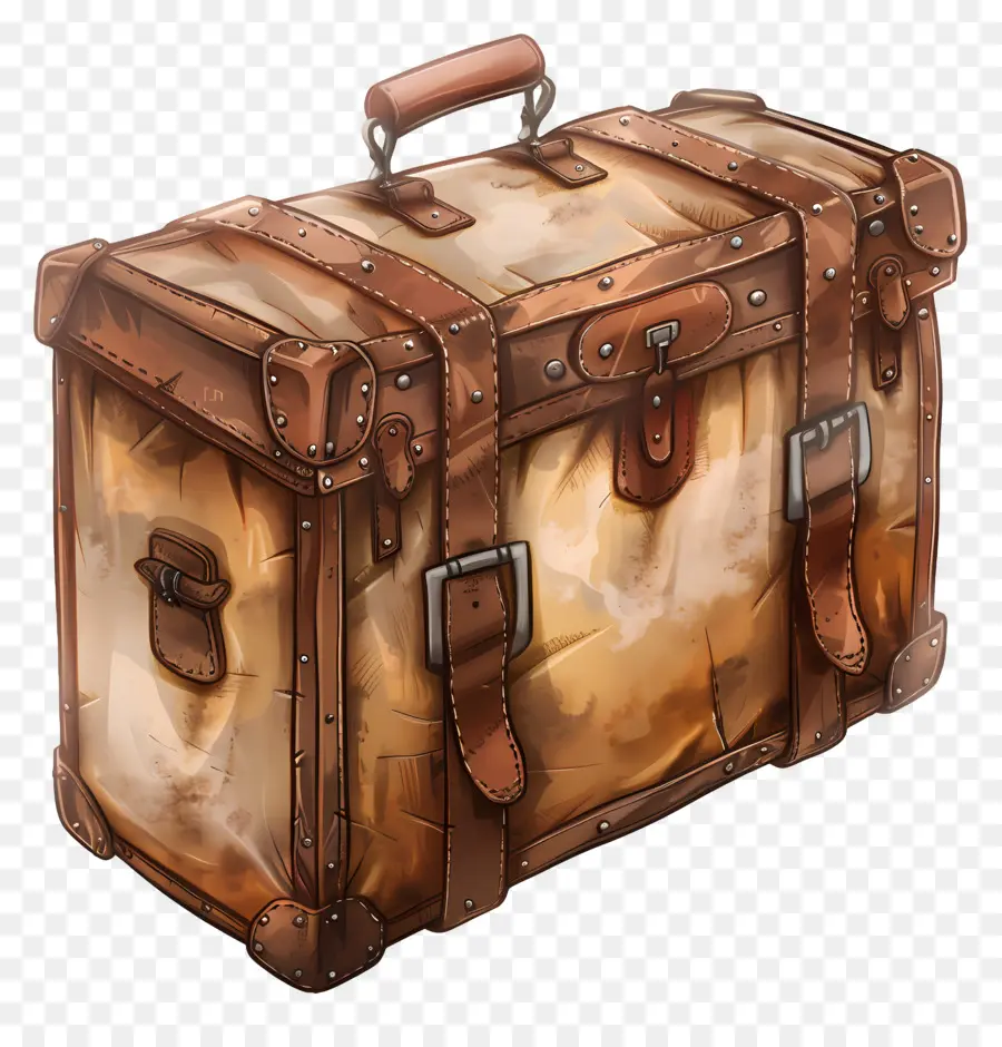 Luggage，Vintage Maleta PNG