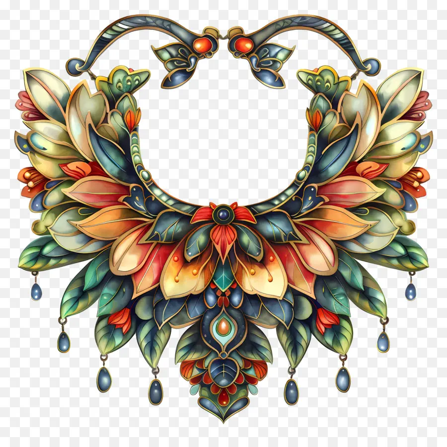 Collar，Collar Floral PNG