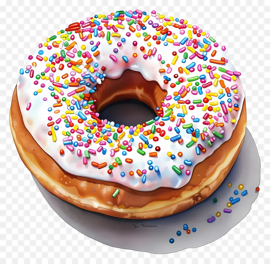 Espolvorea Sobre Donut，Donut Azul PNG