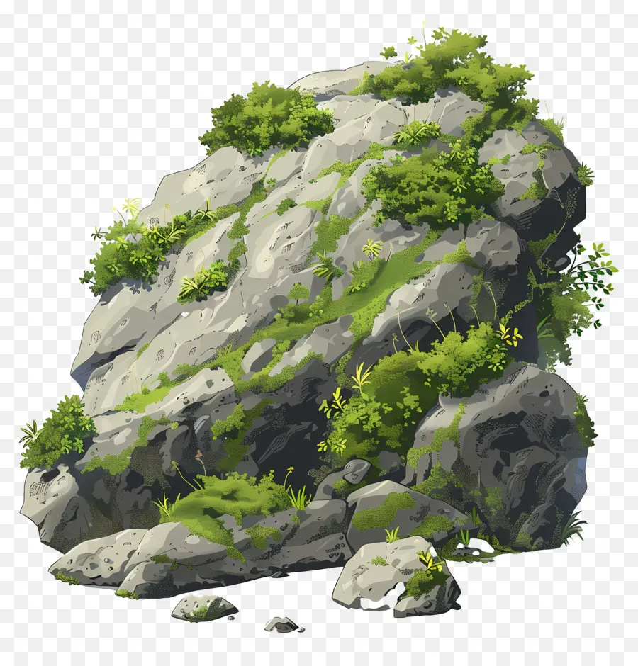 Moss Rock，Roca PNG