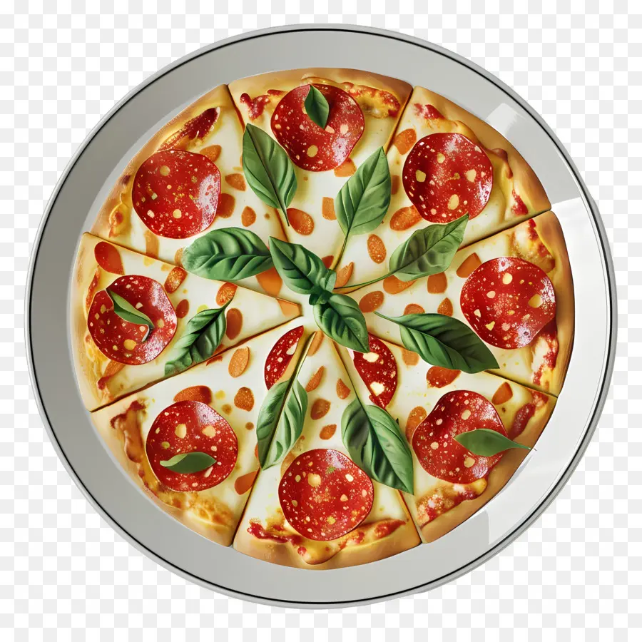 Pizza De La Placa，Pizza De Pepperoni PNG