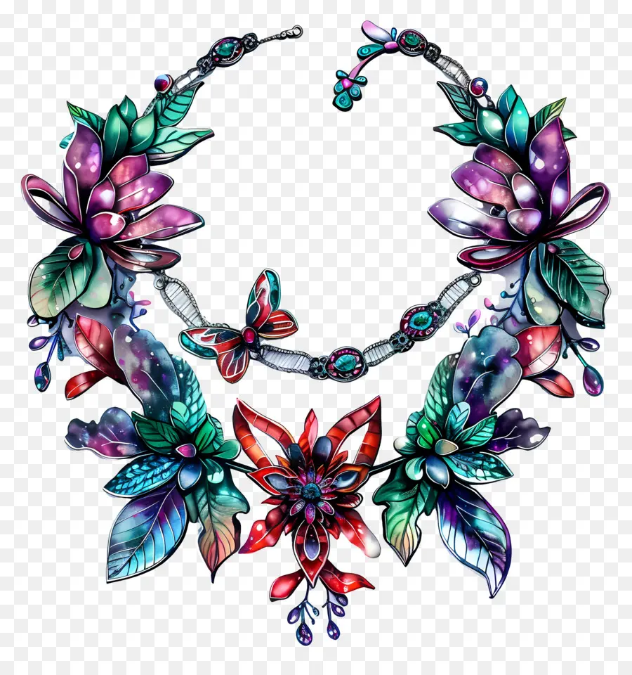 Collar，Collar Floral PNG