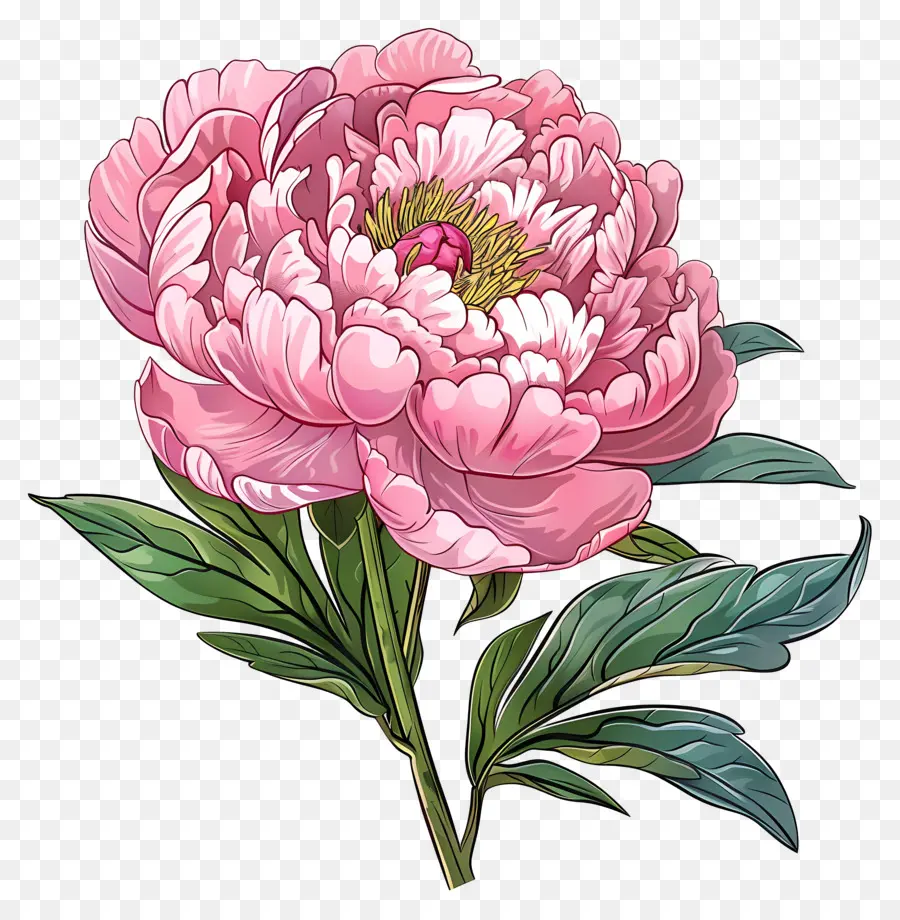 Peonía Rosa，Flores De Peonía PNG