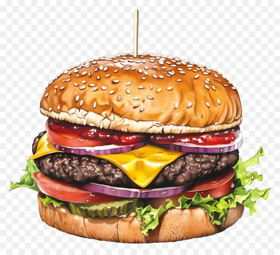 Burger，Lechuga PNG