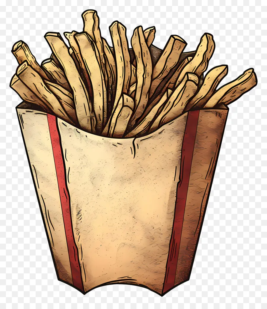 Las Papas Fritas，Merienda PNG