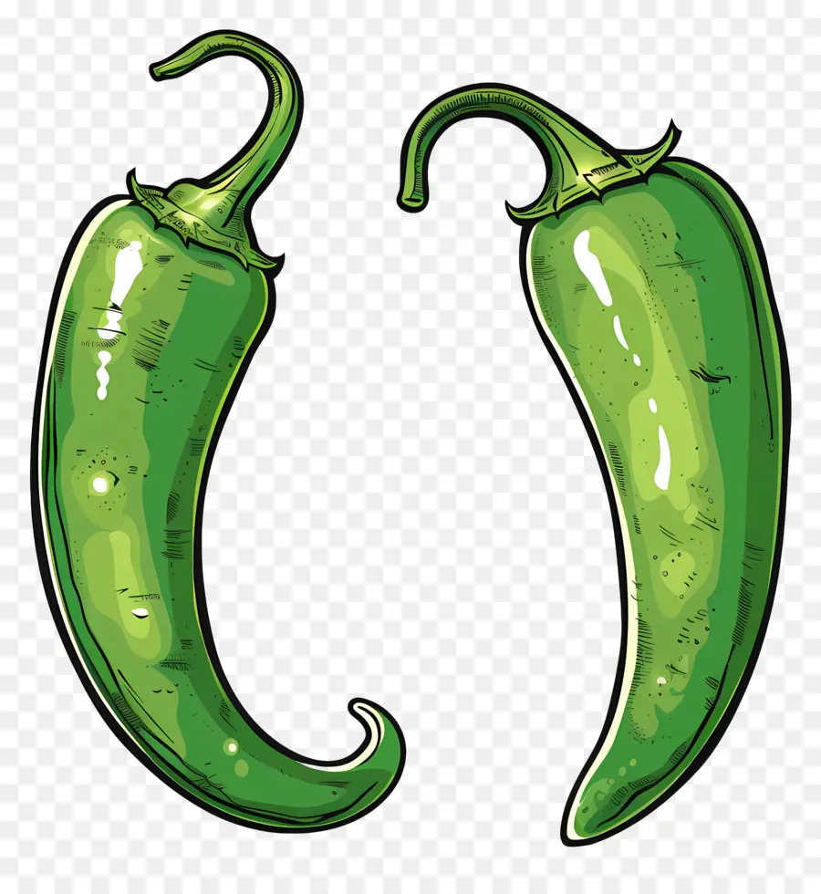 Ají Verde，Pimientos Verdes PNG