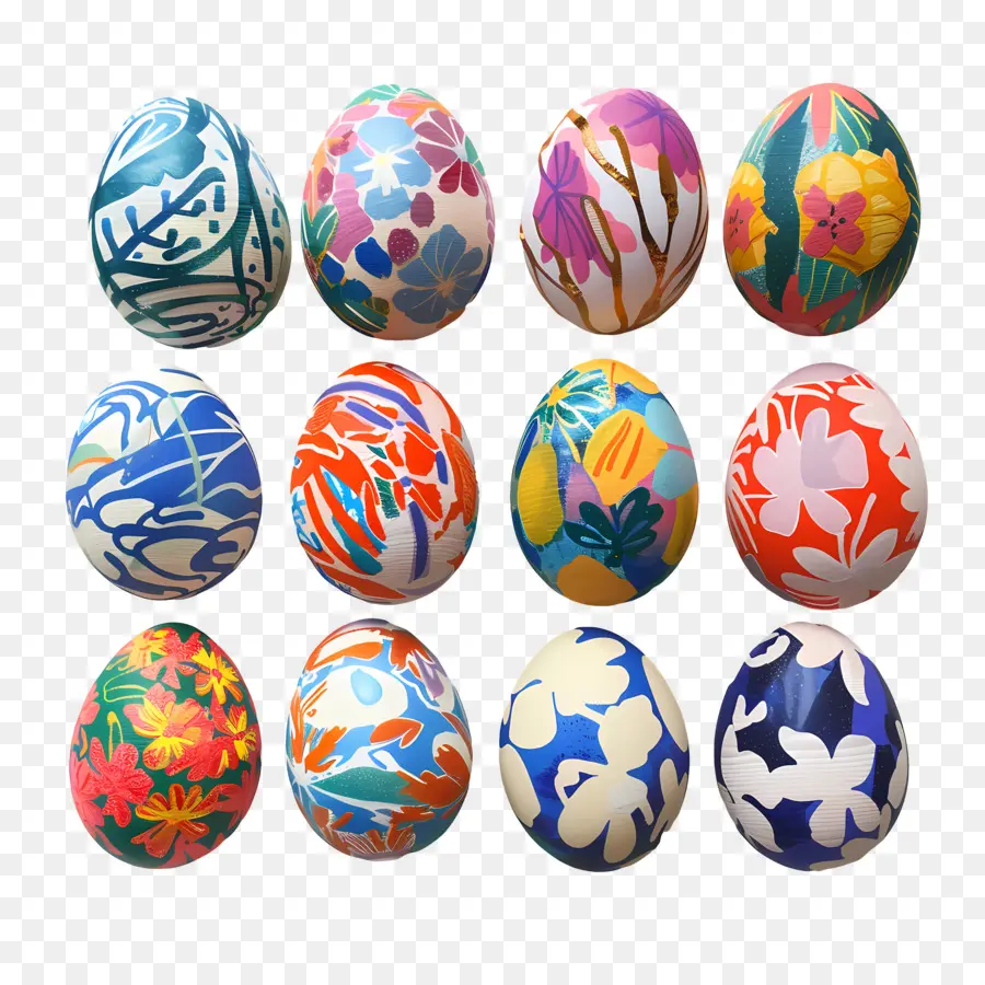 Los Huevos De Pascua，Huevos Pintados PNG