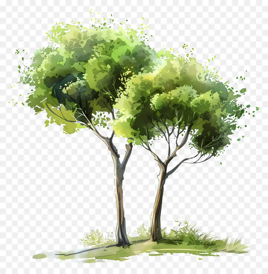 Arboles Verdes，árbol Verde PNG