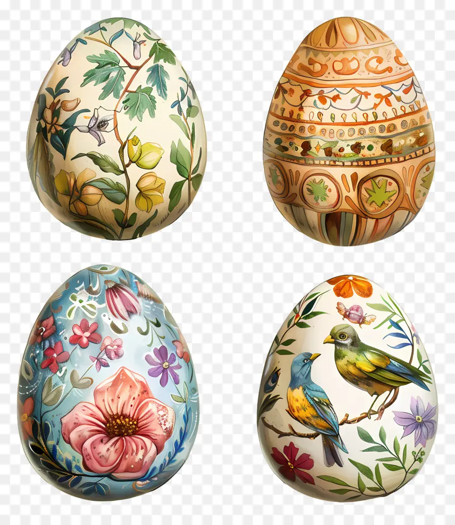 Los Huevos De Pascua，Huevos Decorados PNG