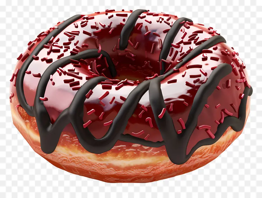 Donut，Rosa PNG