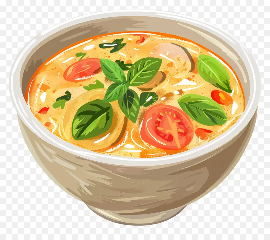 Sopa De Curry，Tazón De Sopa PNG