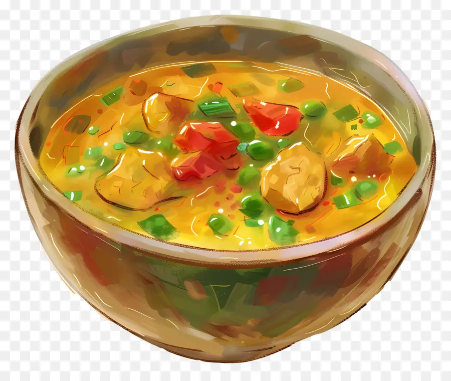 Sopa De Curry，Tazón De Sopa PNG