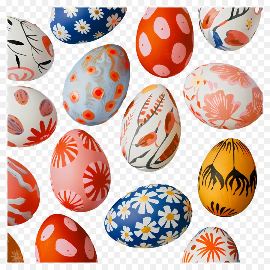 Los Huevos De Pascua，Huevos Decorados PNG