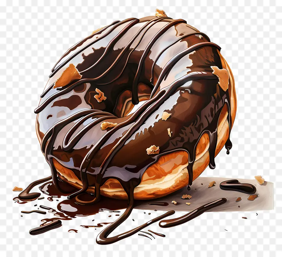 Donut，Chocolate PNG