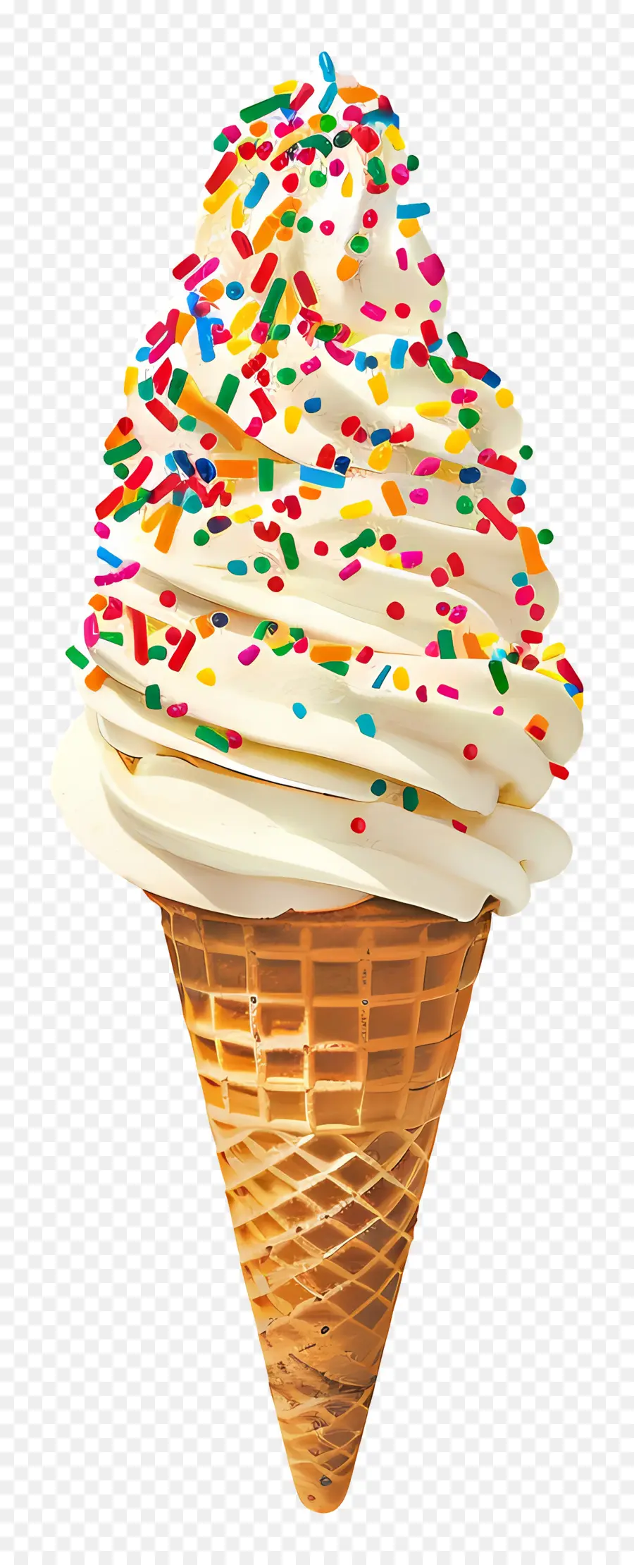 Chispas De Helado，Cono De Helado PNG