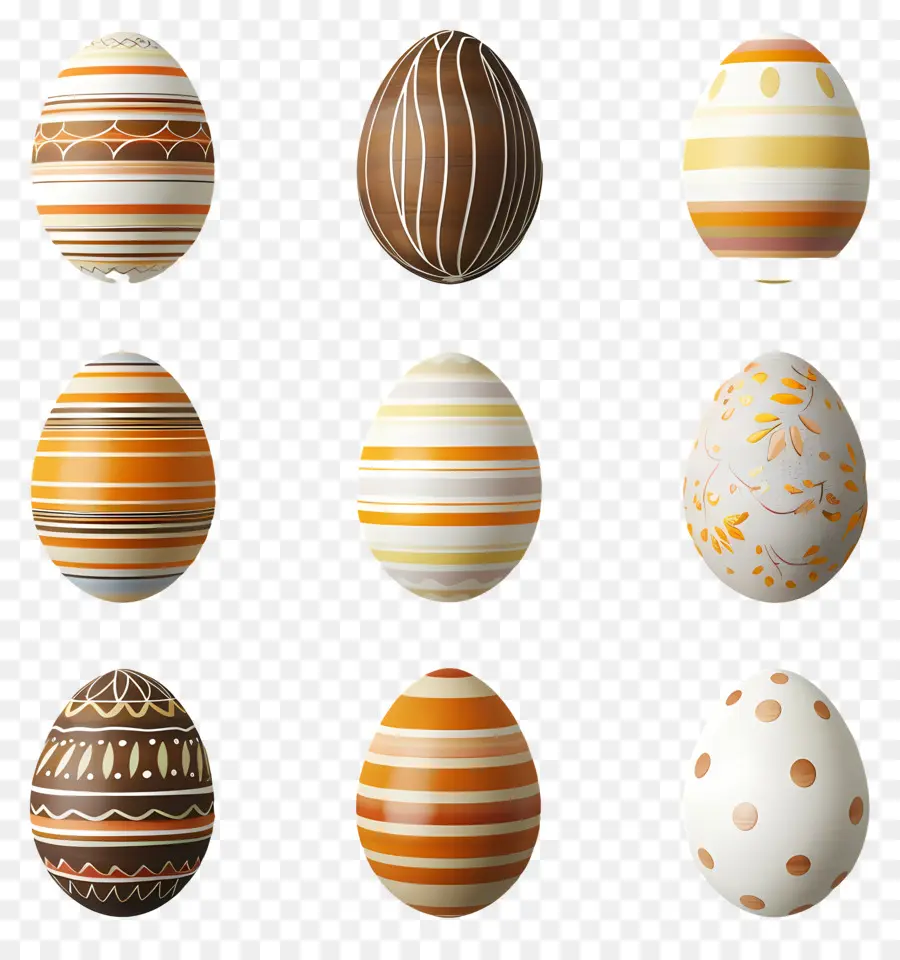 Los Huevos De Pascua，Huevos Decorados PNG