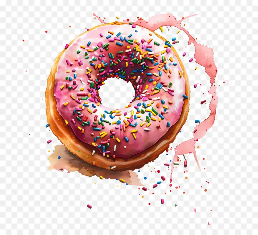 Espolvorea Sobre Donut，Rosquilla PNG