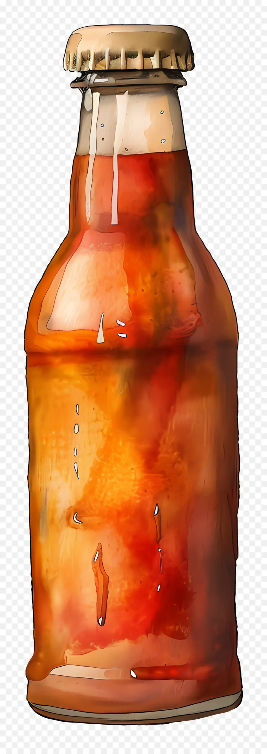 Botella De Salsa De，Condimento PNG