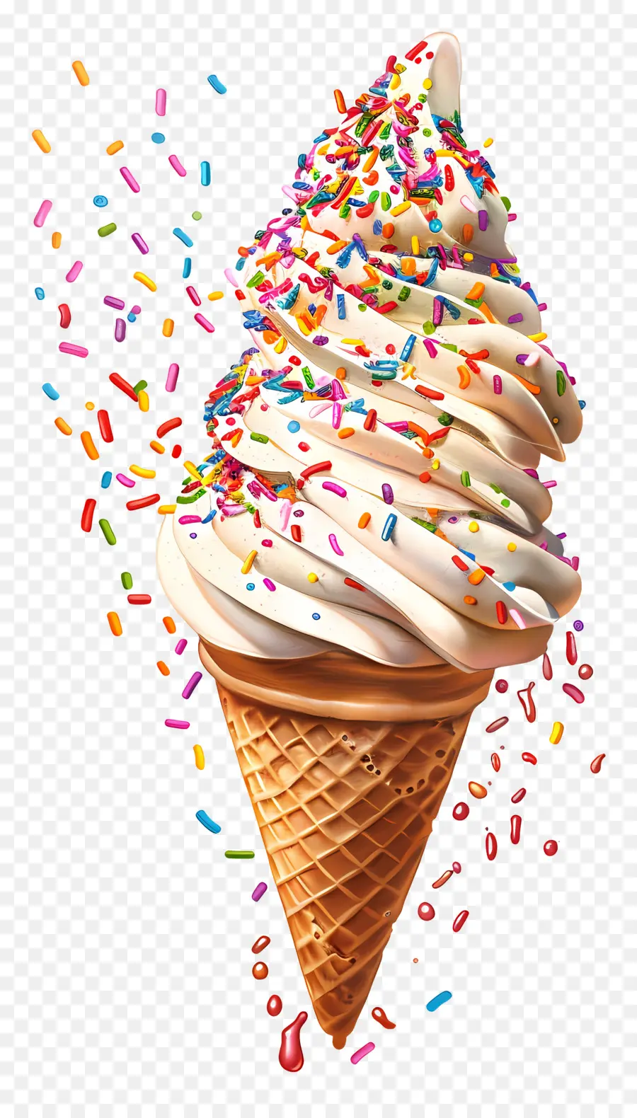 Chispas De Helado，Helado PNG