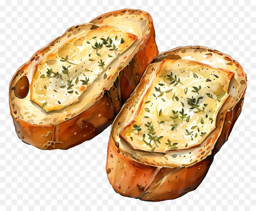 Pan De Ajo，Pan De Queso PNG