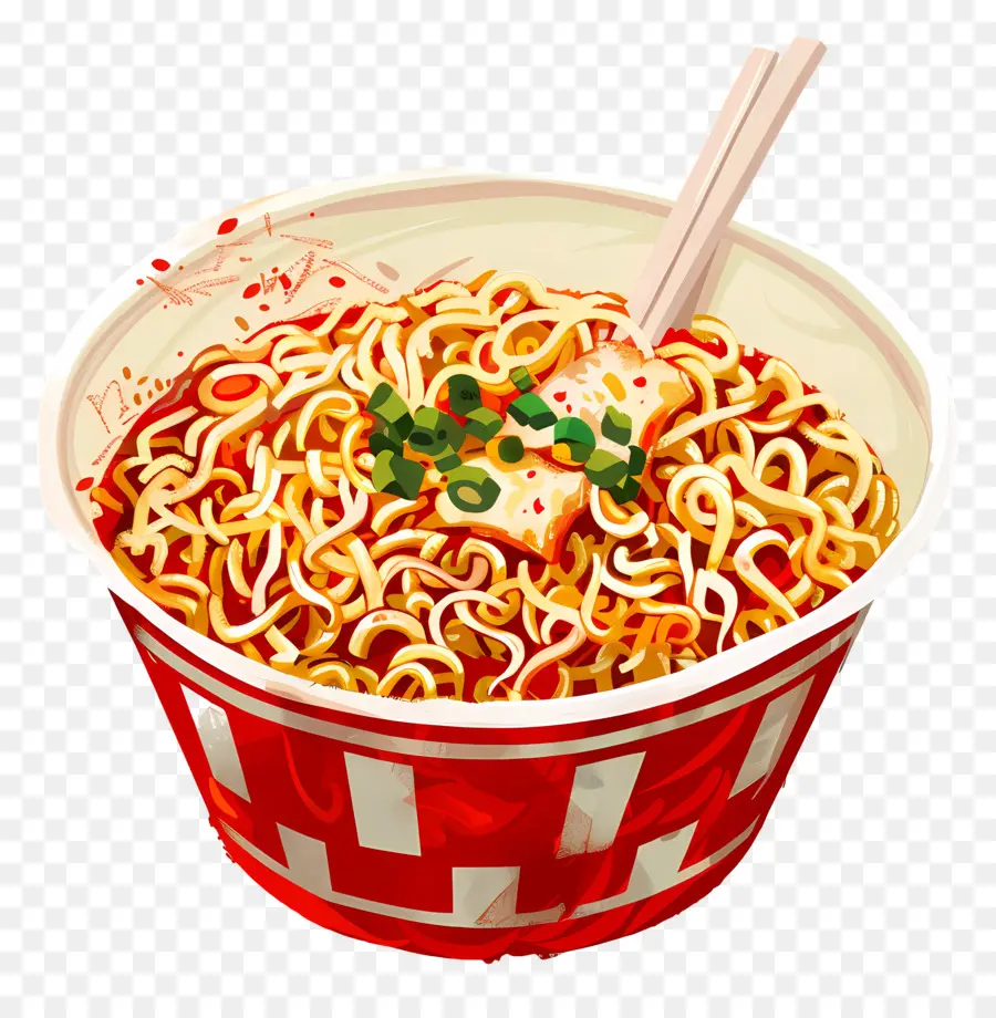 Fideos Instantáneos，Tazón De Fideos PNG