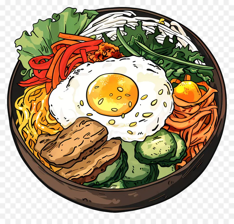 Corea Bibimbap，Bibimbap PNG