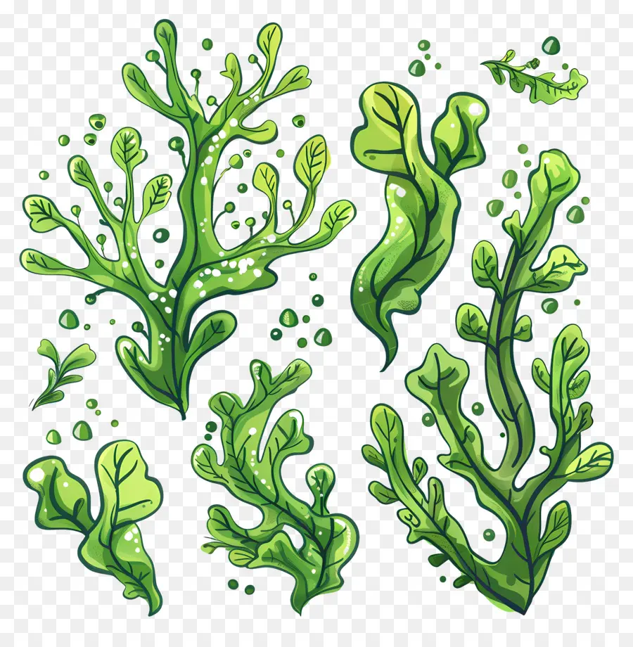 Alga，Algas Verdes PNG