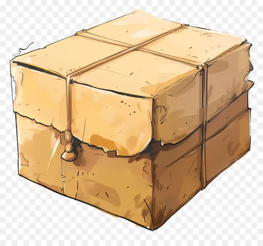 Caja De Envío，Cajas Apiladas PNG