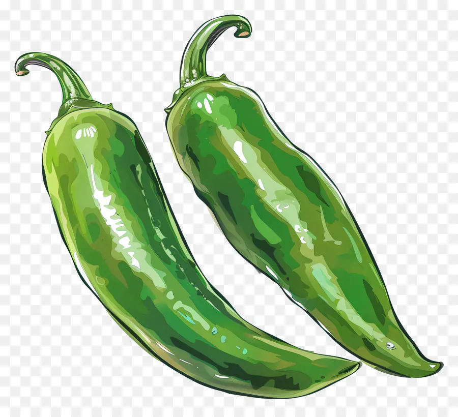 Ají Verde，Pimientos Verdes PNG