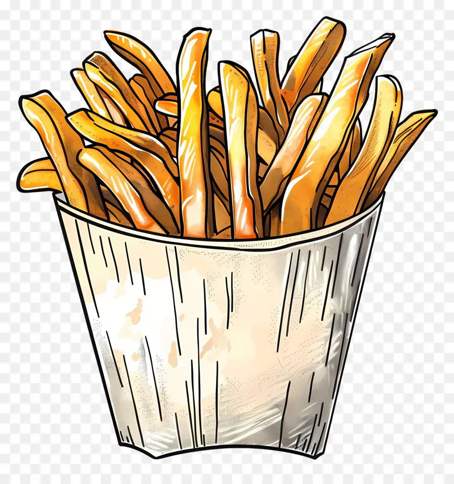 Papas Fritas，Bocadillo PNG