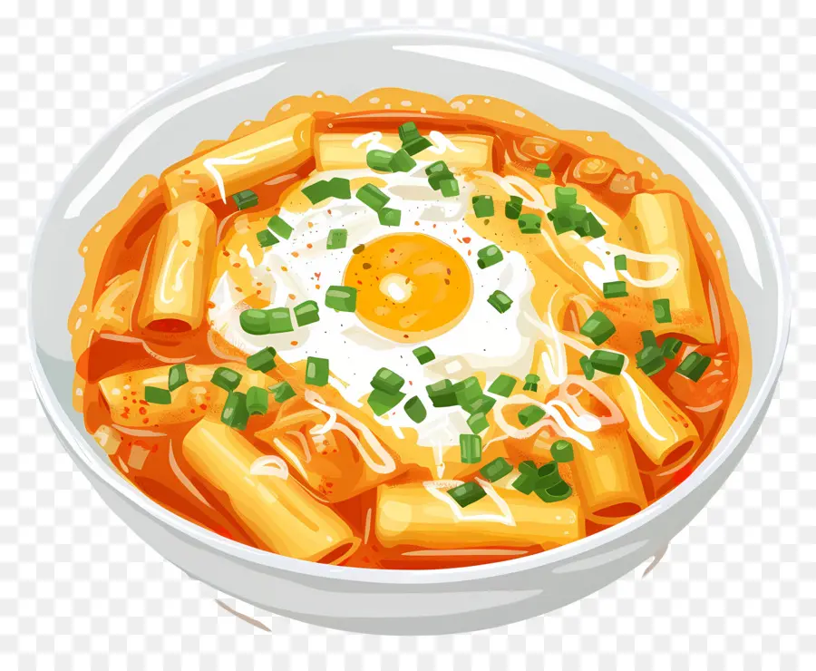 Cheesy Tteokbokki，Picante De Fideos PNG