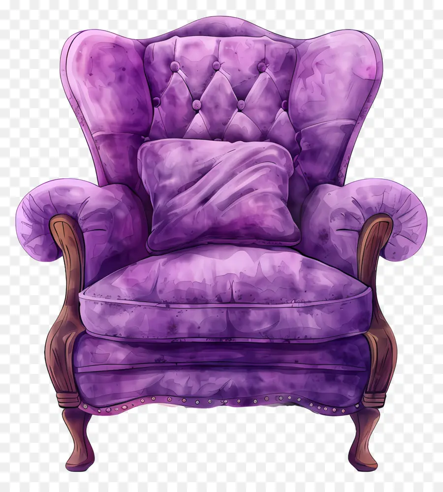 Sillón Violeta，Sillón Púrpura PNG