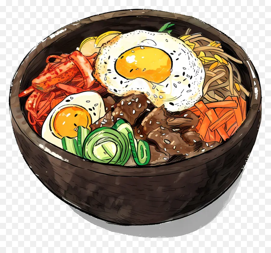 Corea Bibimbap，Bibimbap PNG