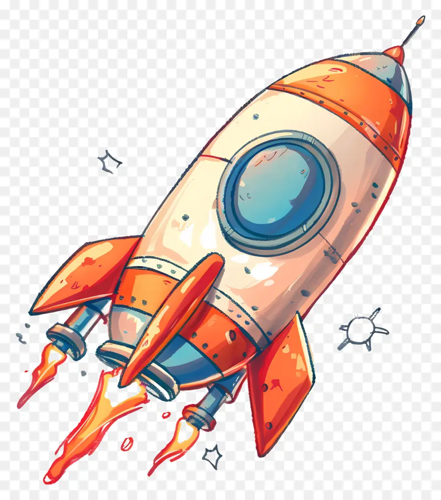 Cohete，Blue Rocket PNG