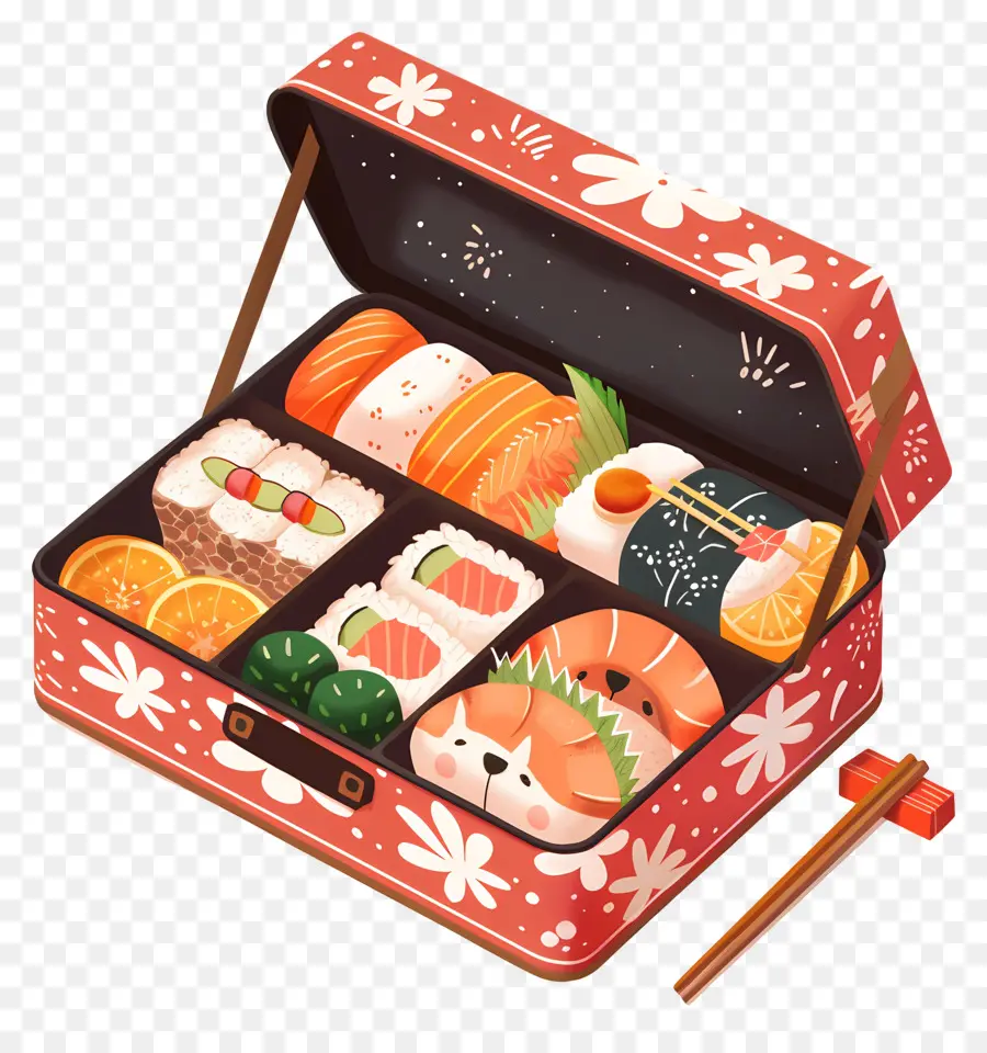 Caja Bento，Cocina Japonesa PNG