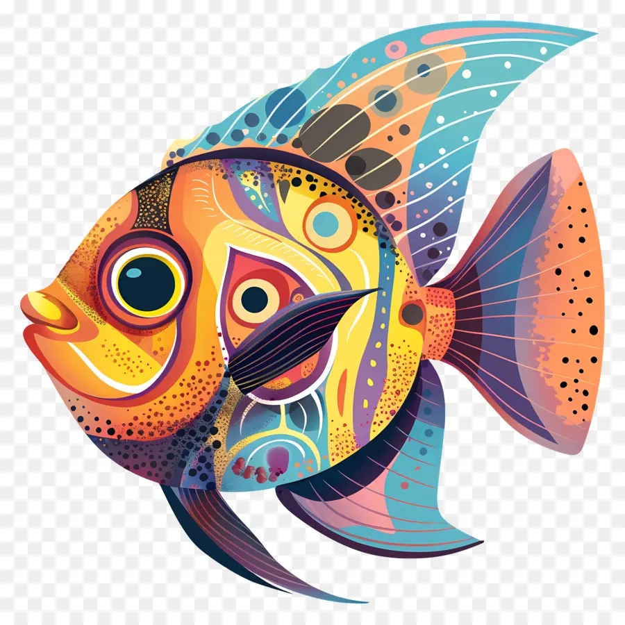 Peces Tropicales，Pez Amarillo PNG