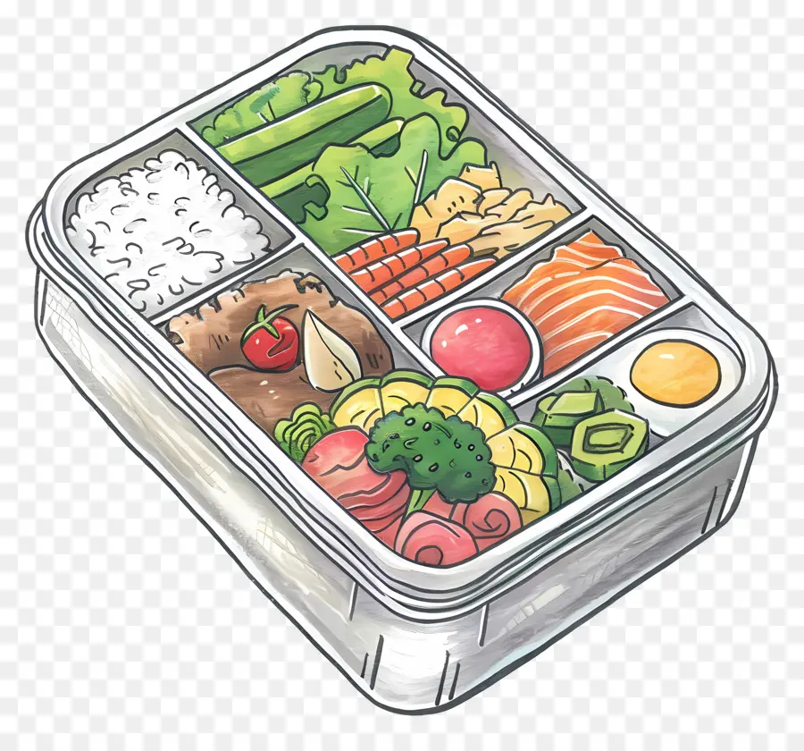 Caja Bento，Almuerzo PNG