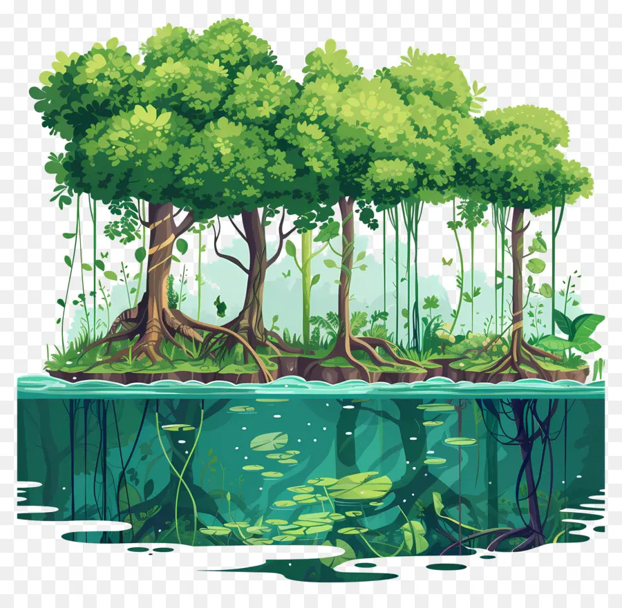 Bosque De Manglar，Bosque PNG