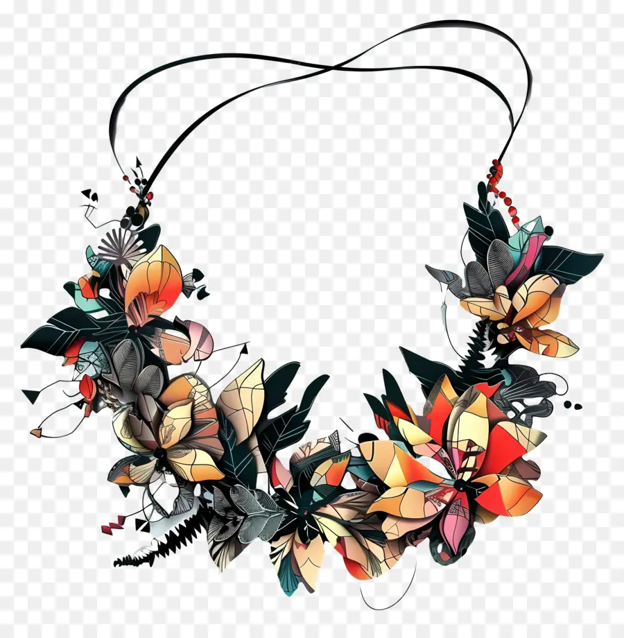 Collar，Collar Floral PNG