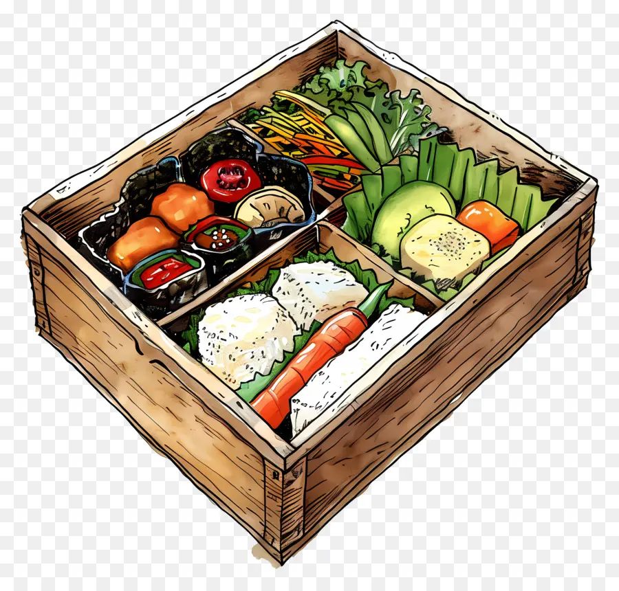 Caja Bento，Almuerzo PNG