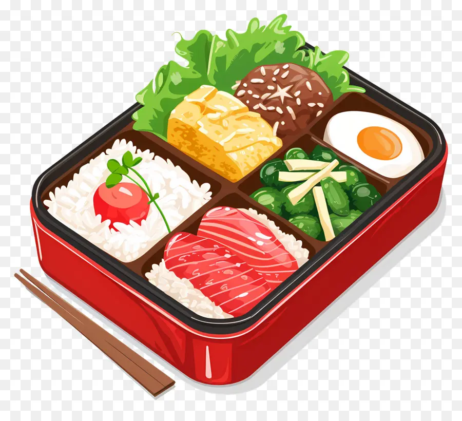 Caja Bento，Cocina Japonesa PNG