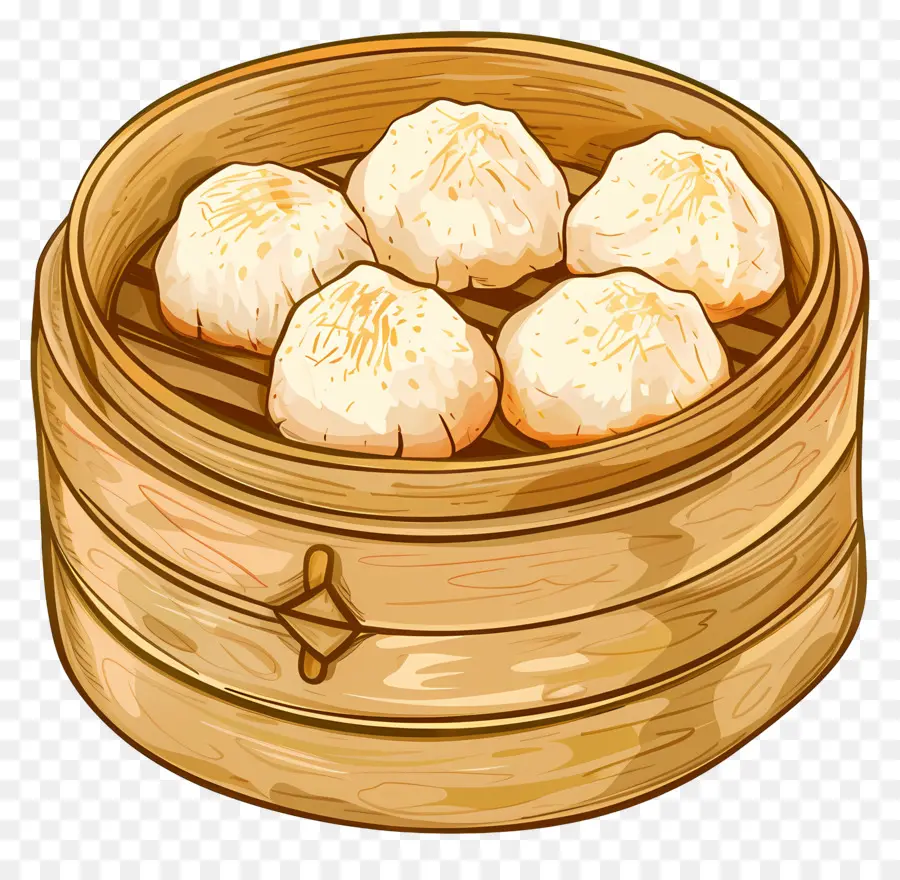 Dimsum，Bolas De Masa Hervida PNG