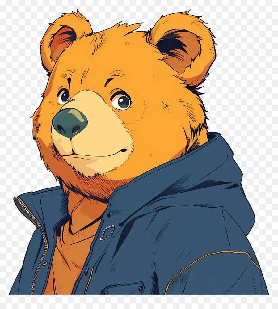 Oso，Oso En La Chaqueta PNG