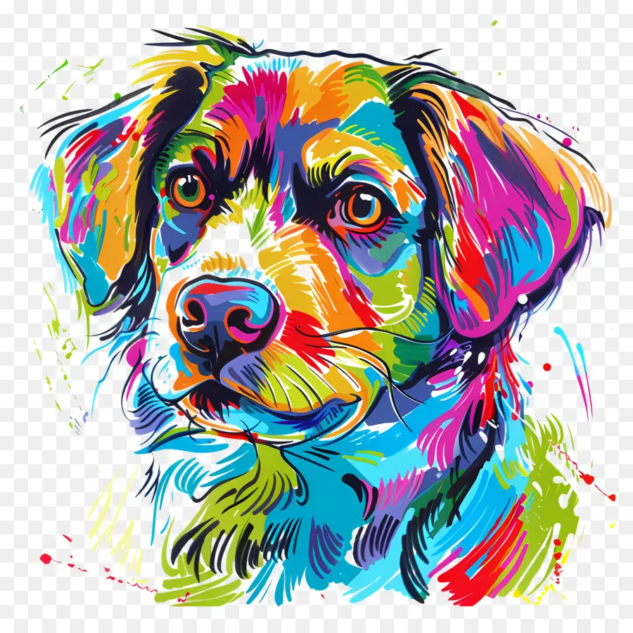 Perro，Colorido Perro PNG