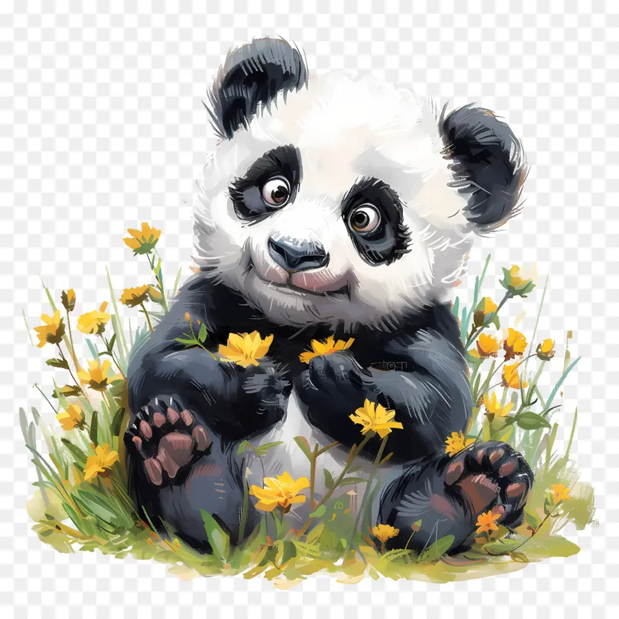 Panda，Oso PNG